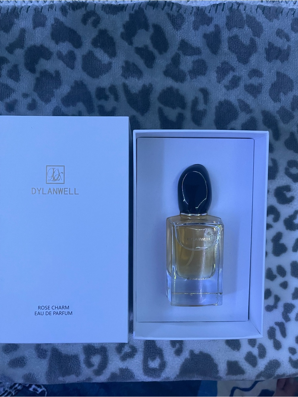 Dylanwell Rose Charm Eau de Parfum - Gold & Black Bottle